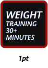 Weight Training 30 Minutes